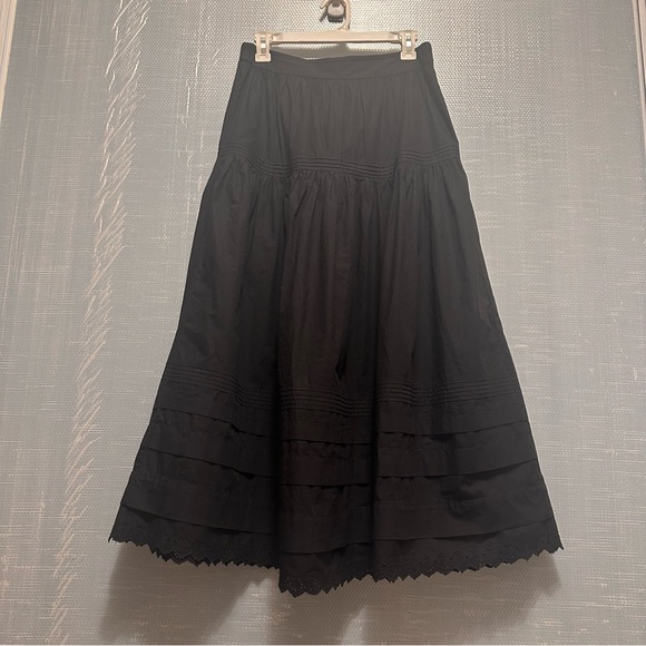 Quince organic cotton pintuck maxi skirt - Picture 3 of 9